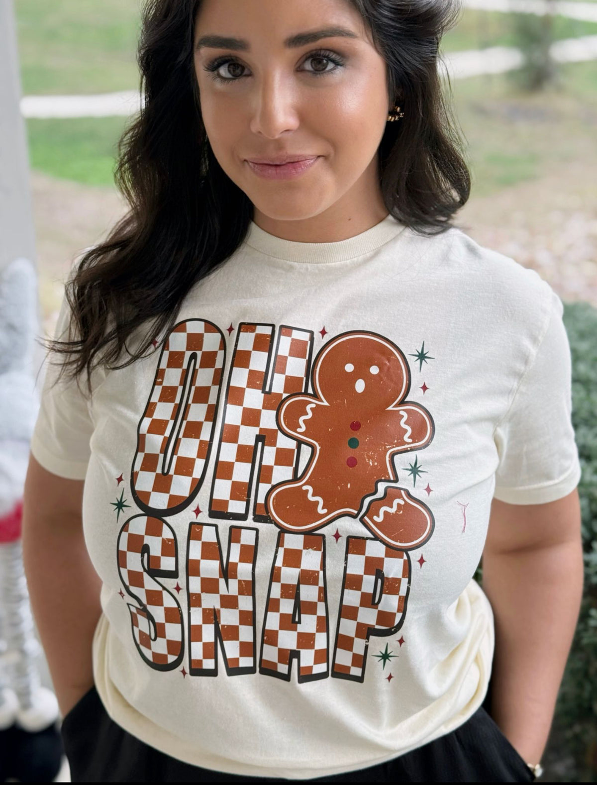 Oh Snap! Gingerbread Crewneck Tee
