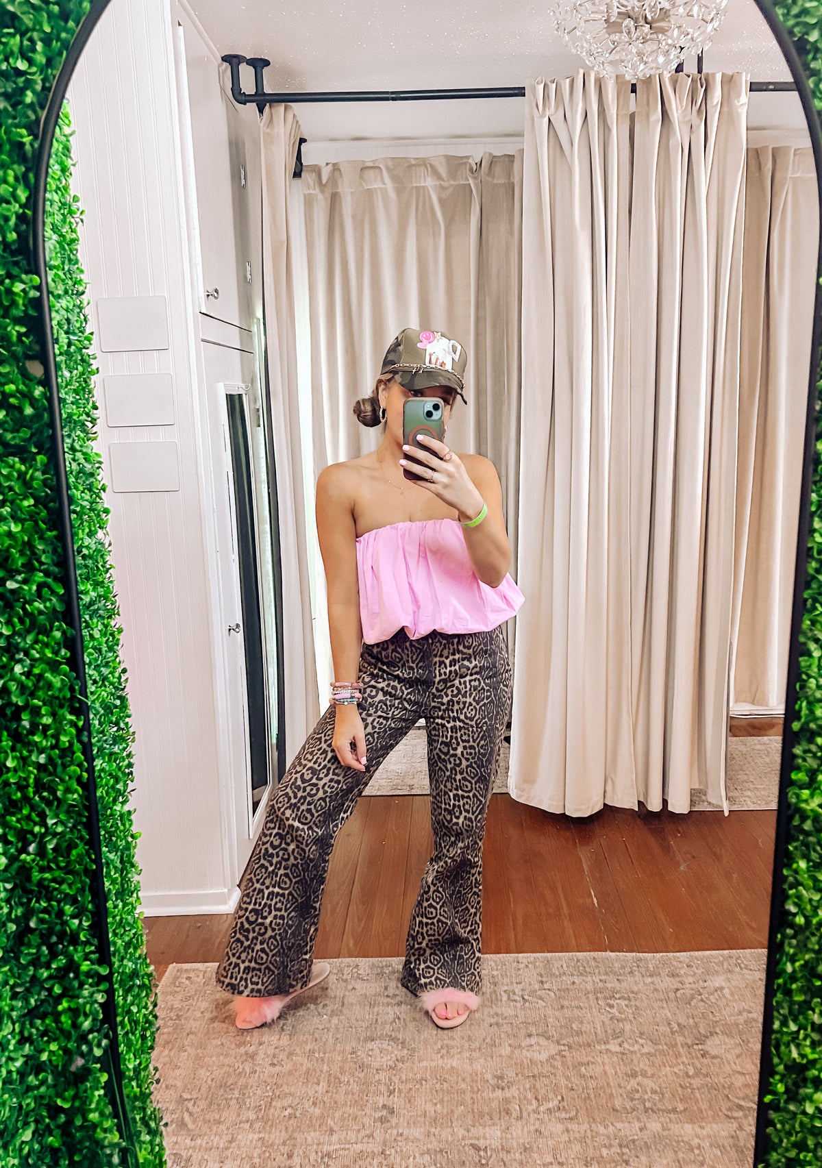 Bubble pink top