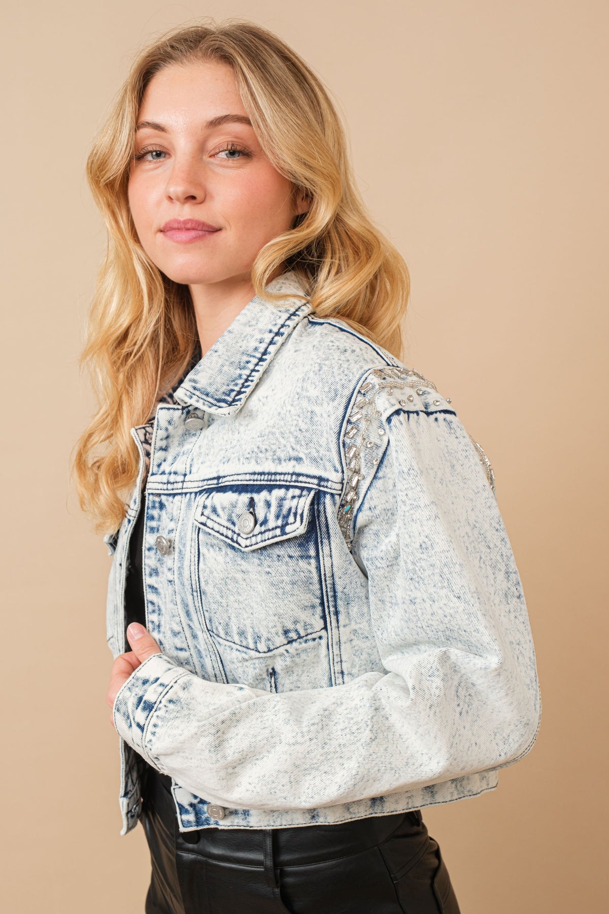 Cloud Wash Denim Jacket