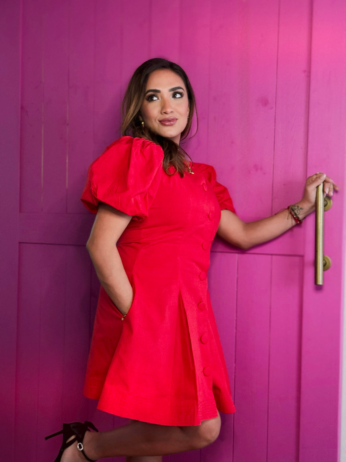 Scarlet Statement Mini Dress