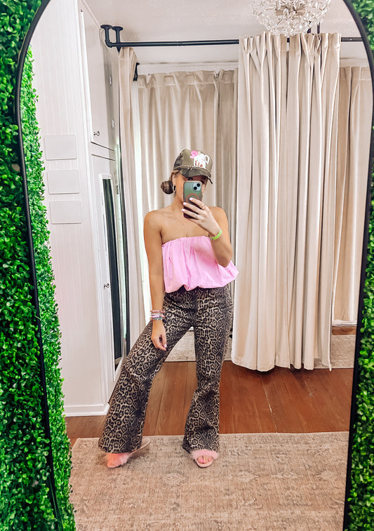 Bubble pink top