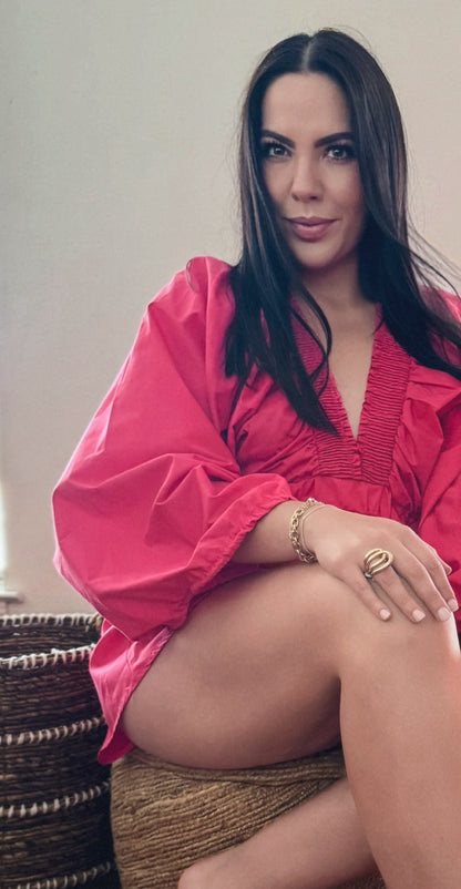 Power in Pink Romper