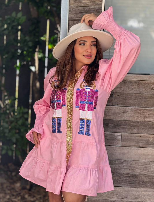 Pink Nutcracker Glam Dress