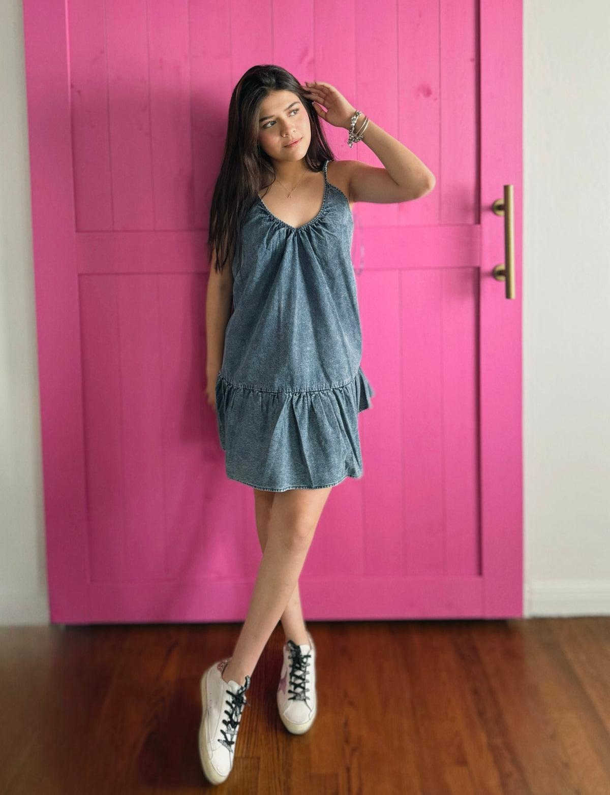 Blue Skies and Denim Ruffles