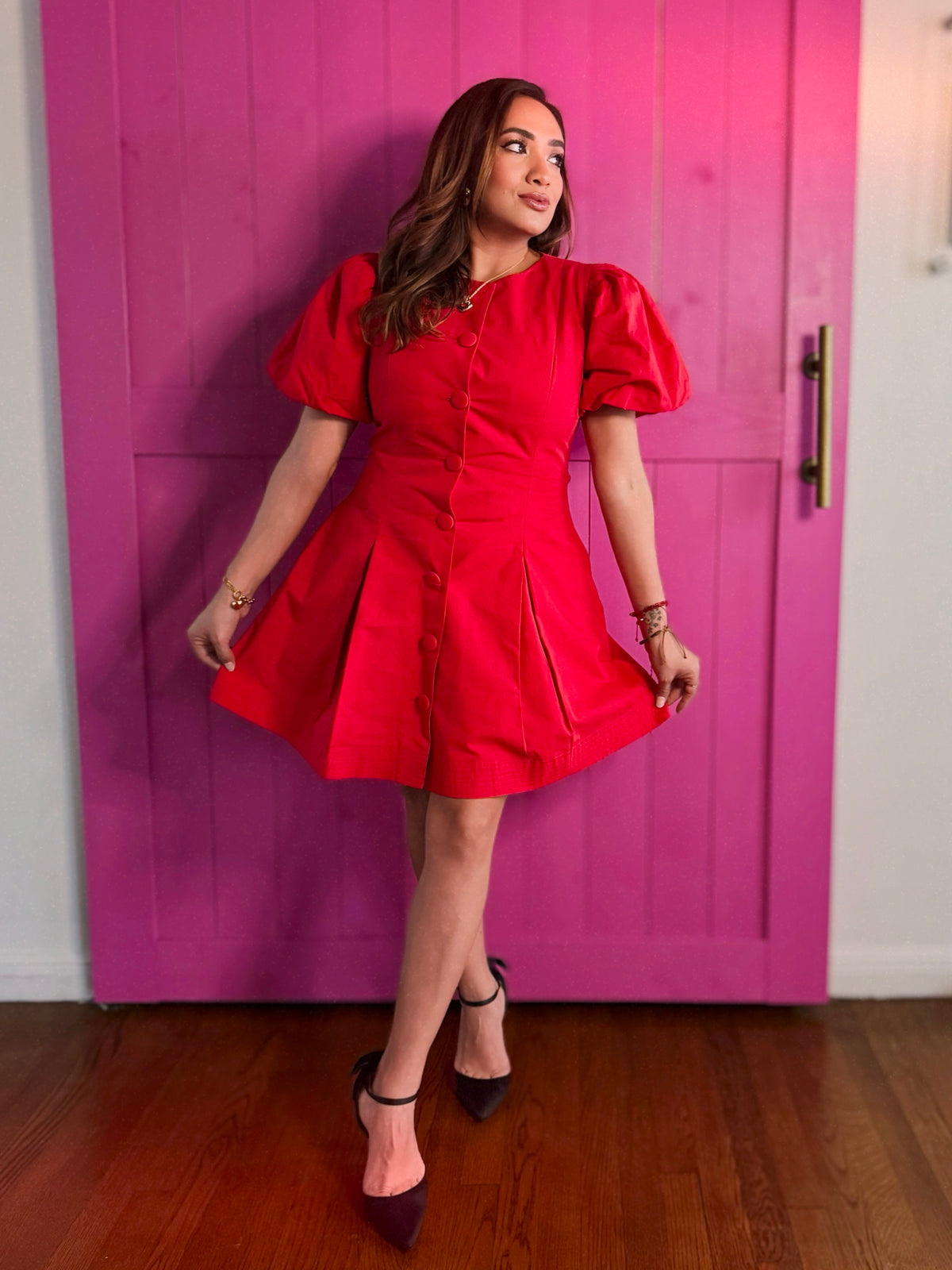 Scarlet Statement Mini Dress