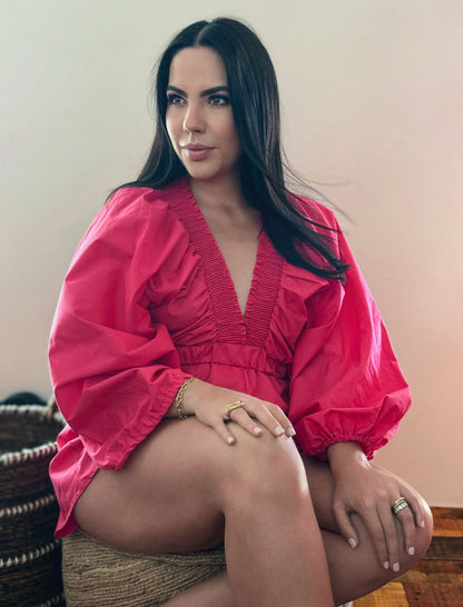 Power in Pink Romper