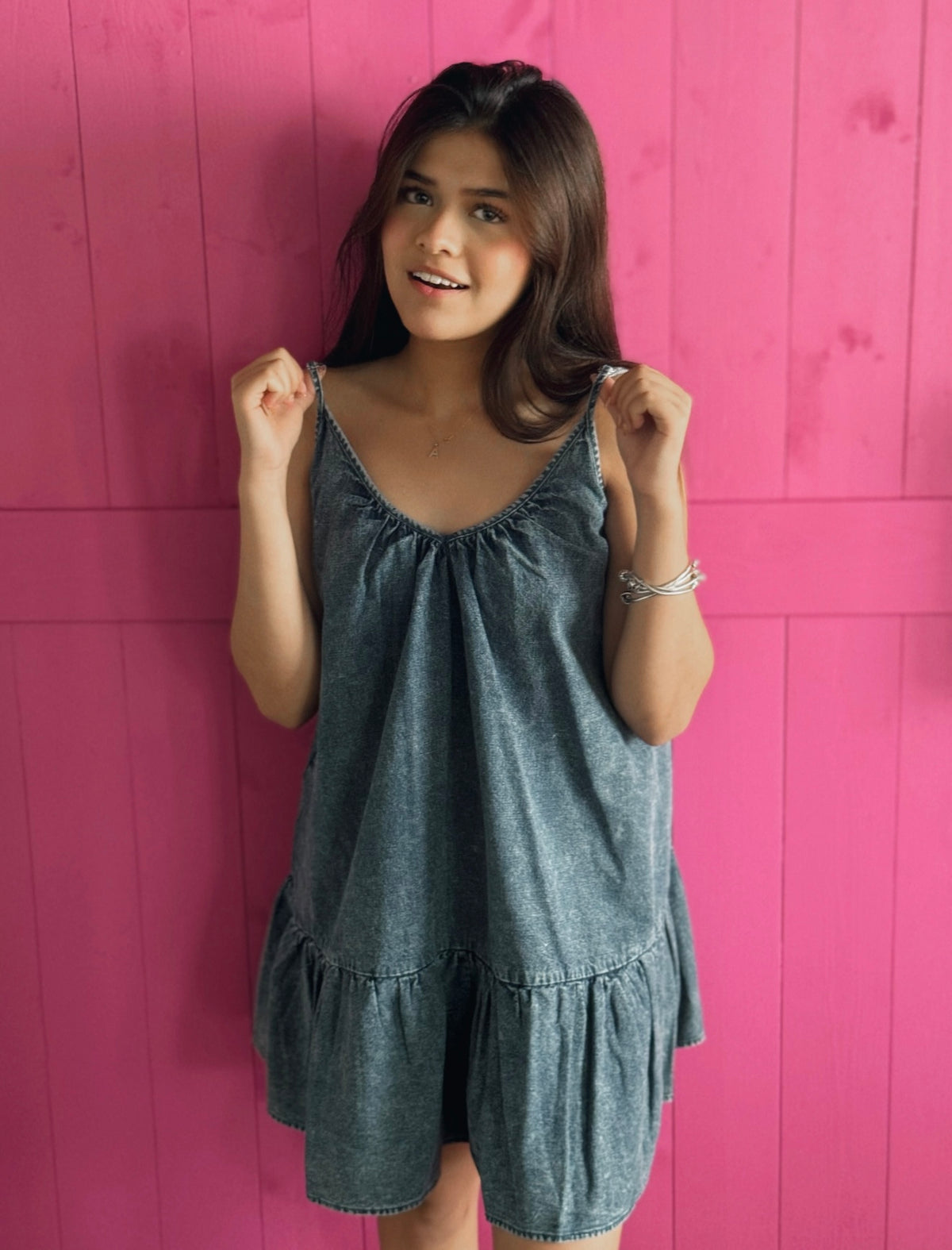 Blue Skies and Denim Ruffles