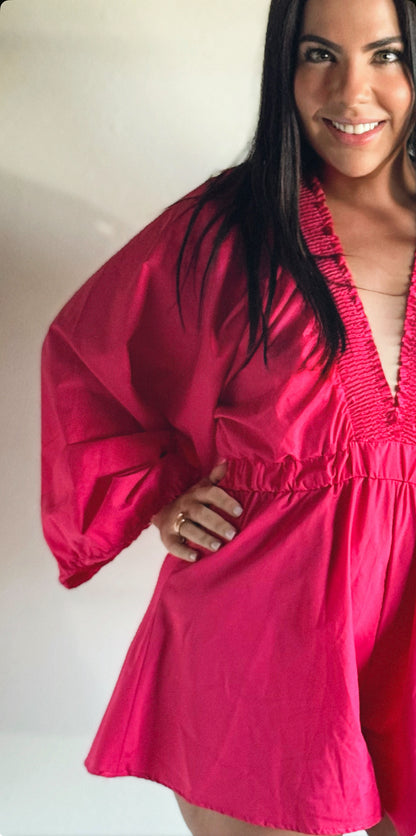 Power in Pink Romper