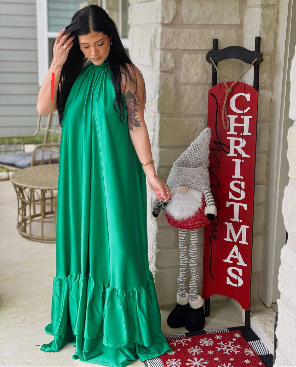 Enchanted Emerald Maxi Gown