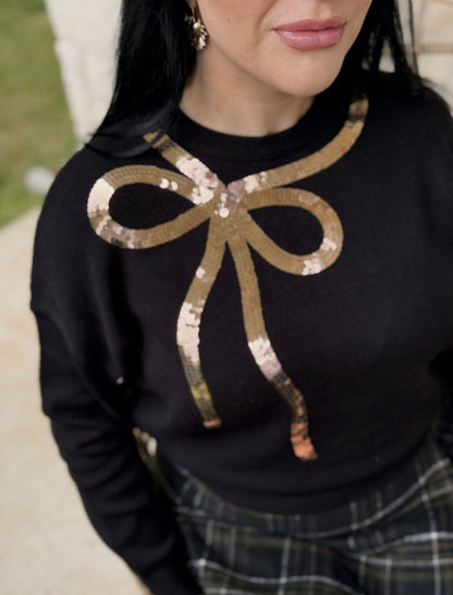 All Wrapped Up Sequin Sweater