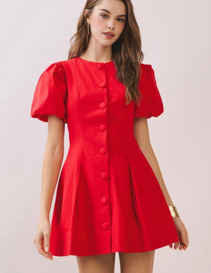 Scarlet Statement Mini Dress