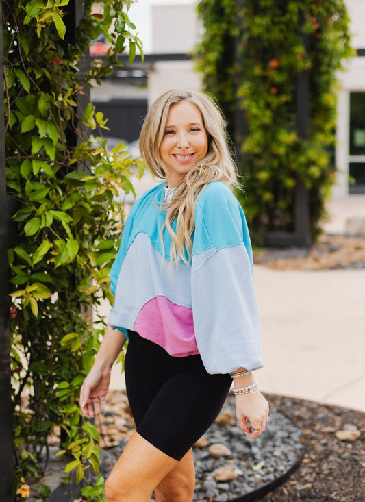 Haley’s Raw Hem Sweatshirt