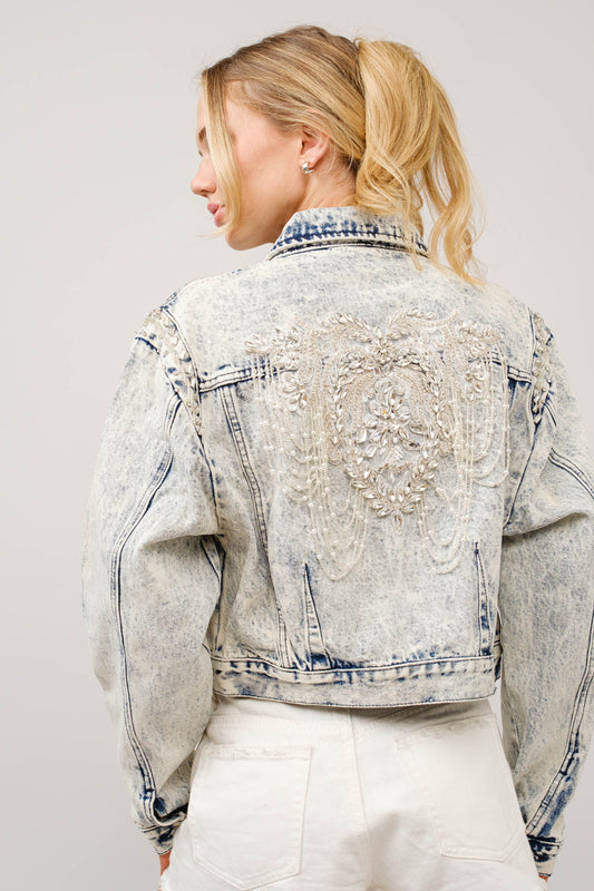 Cloud Wash Denim Jacket