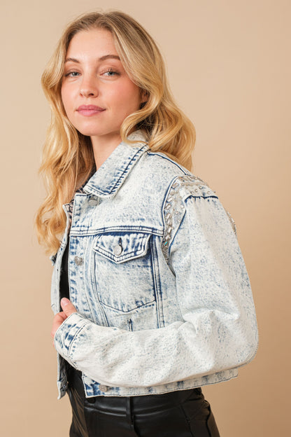 Cloud Wash Denim Jacket